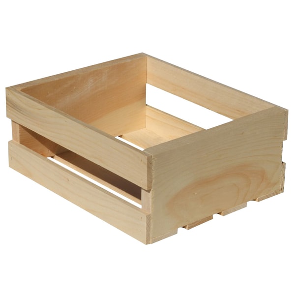 Demis Products. Demis Products 4.75 in. H X 9.625 in. W X 11.75 in. D Storage Crate Natural 1070248504 - main